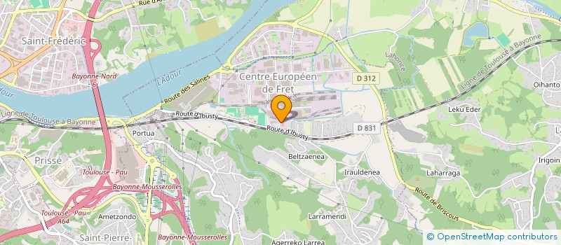 localisation de l'entreprise LUCIEN SARL à MOUGUERRE