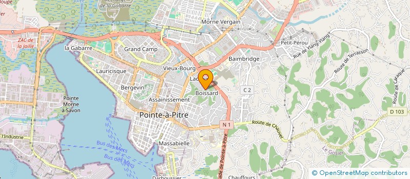 localisation de l'entreprise LUCIENE MARKET à LES ABYMES