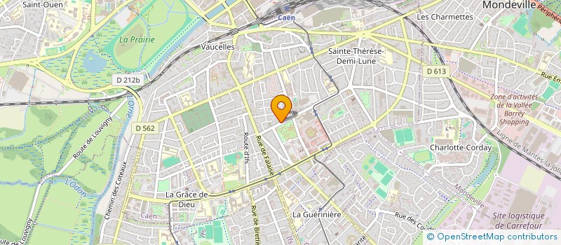 localisation de l'entreprise LUCIENNE ET LEON à CAEN