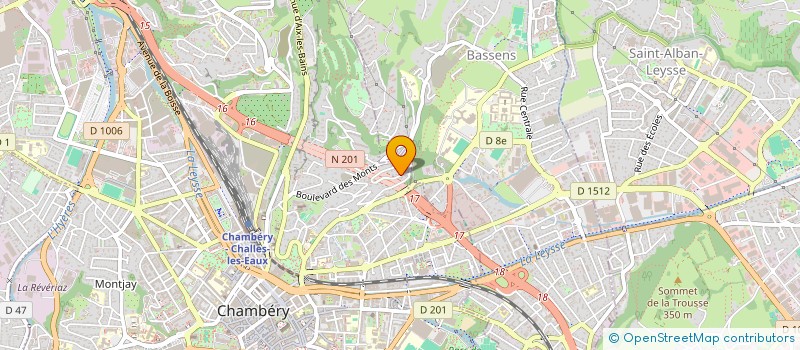 localisation de l'entreprise LUCIENOT  CHAMBERY