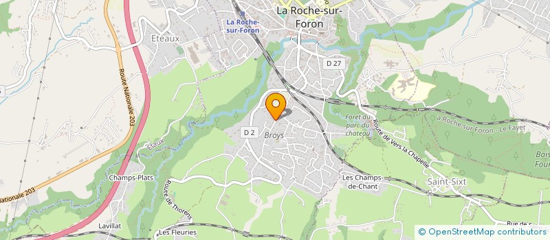 localisation de l'entreprise LUCIFER  LA ROCHE-SUR-FORON