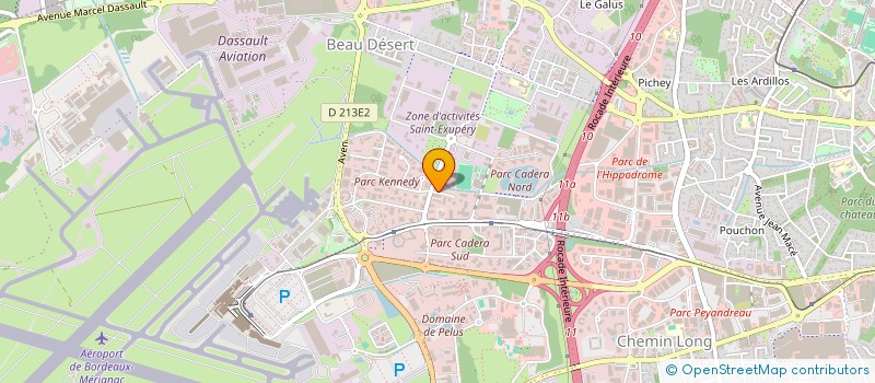 localisation de l'entreprise LUCIFER  MERIGNAC