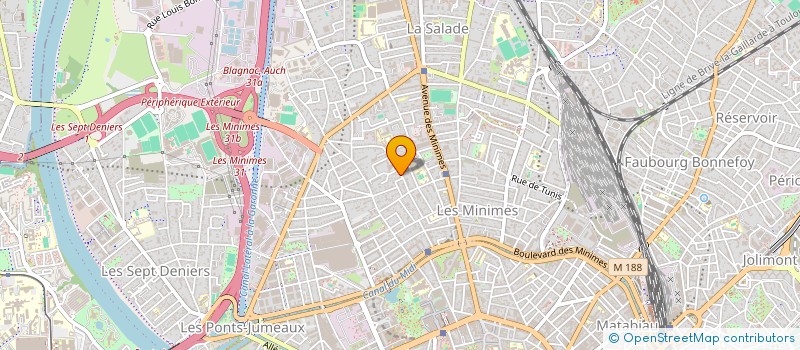 localisation de l'entreprise LUCIFERINE, CAFE ASSOCIATIF NON-MIXTE à TOULOUSE
