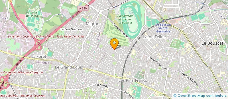 localisation de l'entreprise LUCILANN à BORDEAUX