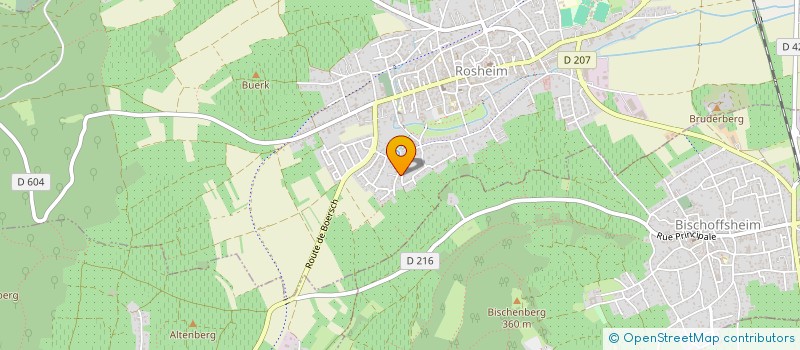 localisation de l'entreprise LUCILASOL PLUM'  ROSHEIM