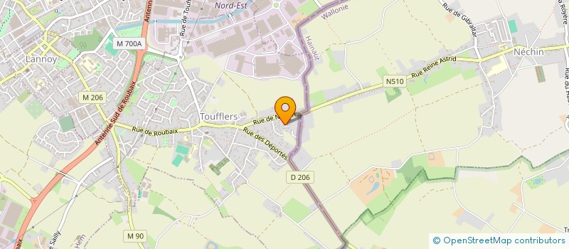 localisation de l'entreprise LUCILDE  LEERS