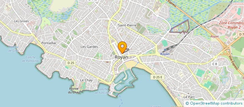 localisation de l'entreprise LUCILE  ROYAN