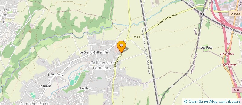 localisation de l'entreprise LUCILE AIME  CAILLOUX-SUR-FONTAINES