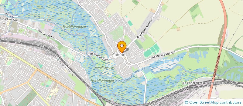 localisation de l'entreprise LUCILE BELANGER  CAMON