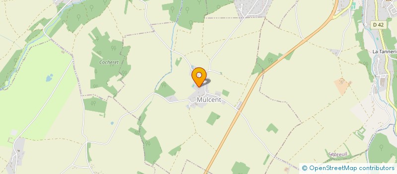 localisation de l'entreprise LUCILE DESIGN  MULCENT