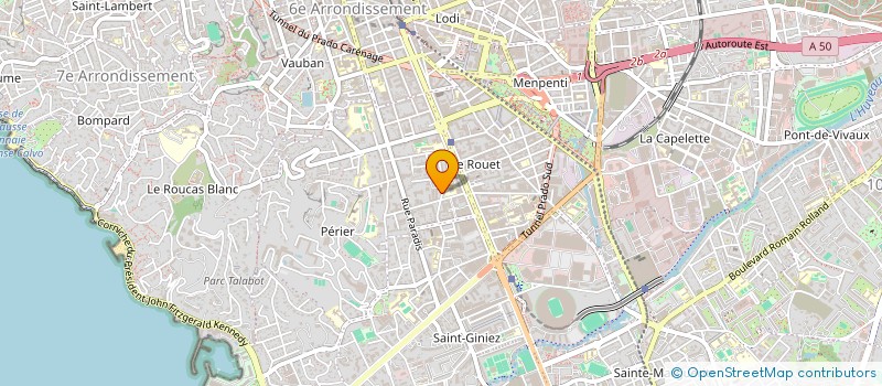 localisation de l'entreprise LUCILE FITNESS  MARSEILLE