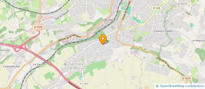 localisation de l'entreprise LUCILE ROBLES  SAINT-JEAN-DE-MOIRANS