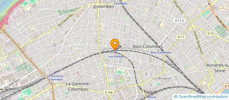 localisation de l'entreprise LUCILLE DELABARRE à COLOMBES