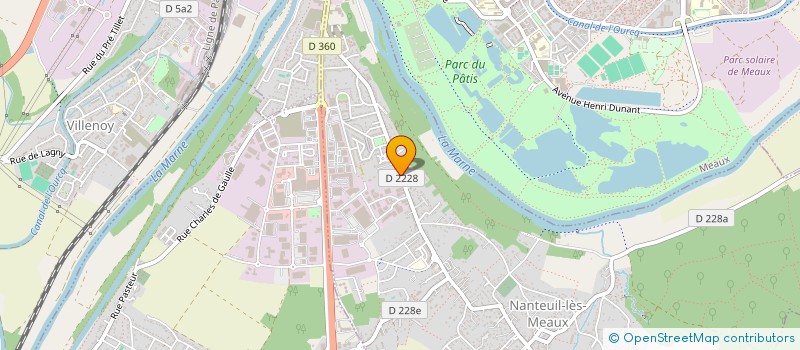 localisation de l'entreprise LUCILLIANCE à NANTEUIL-LES-MEAUX