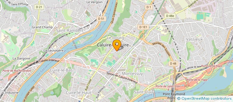 localisation de l'entreprise LUCIMMO  CALUIRE-ET-CUIRE