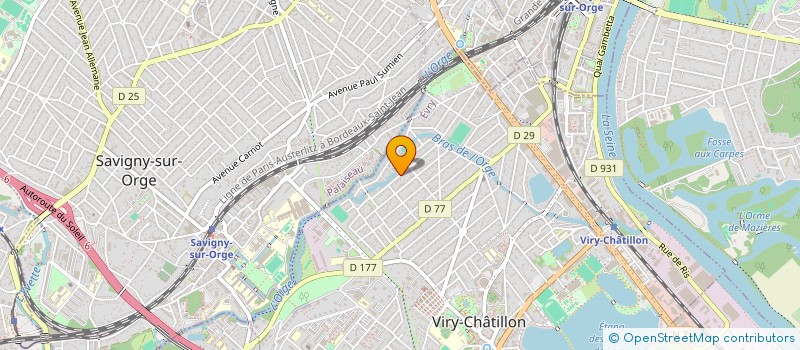 localisation de l'entreprise LUCIMMO à VIRY-CHATILLON