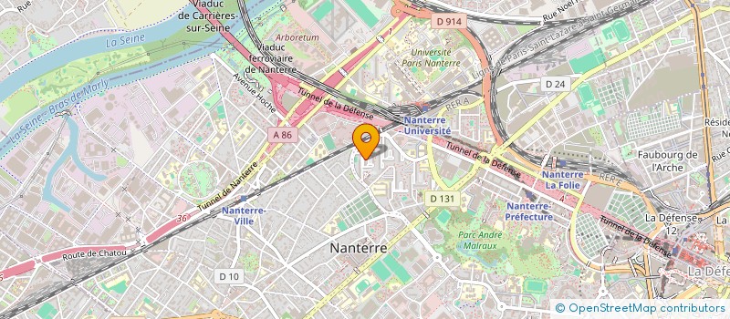 localisation de l'entreprise LUCINDA'S BEAUTIFUL HERITAGE CHARITY ASSOCIATION  NANTERRE