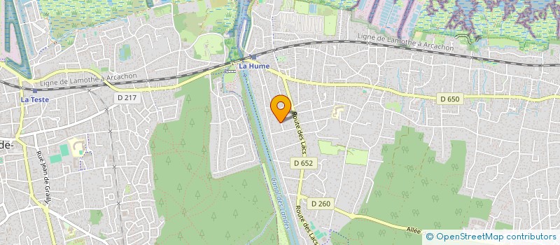 localisation de l'entreprise LUCINE à GUJAN-MESTRAS