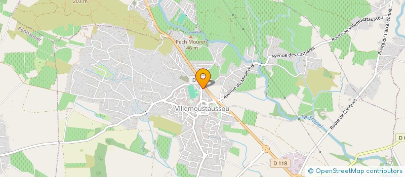 localisation de l'entreprise LUCINESS  VILLEMOUSTAUSSOU