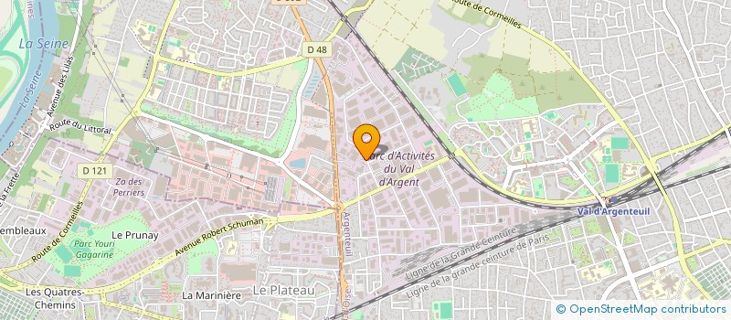 localisation de l'entreprise LUCIO RENOV'SOLUTIONS  ARGENTEUIL