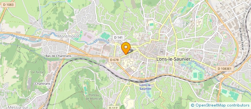 localisation de l'entreprise LUCIOLE à LONS-LE-SAUNIER