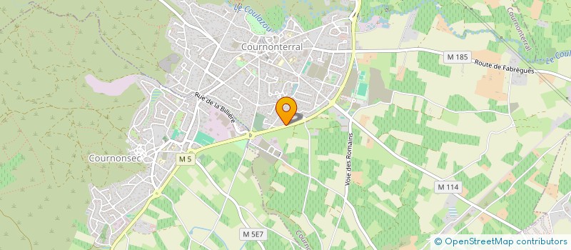 localisation de l'entreprise LUCIOLE à COURNONTERRAL