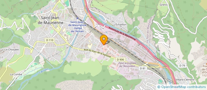 localisation de l'entreprise LUCIOLE  SAINT-JEAN-DE-MAURIENNE