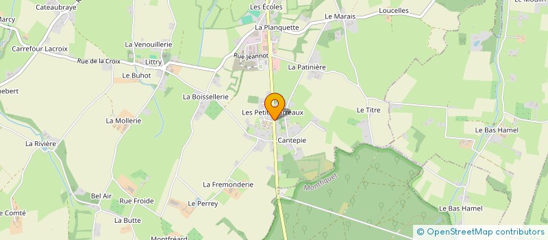 localisation de l'entreprise LUCIOLE  LE MOLAY-LITTRY