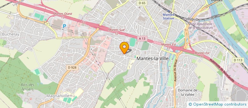 localisation de l'entreprise LUCIOLE DE MANTES LA JOLIE à MANTES-LA-VILLE