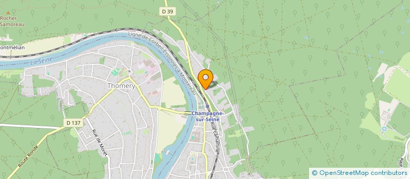 localisation de l'entreprise LUCIOLE DU SAHEL  CHAMPAGNE-SUR-SEINE