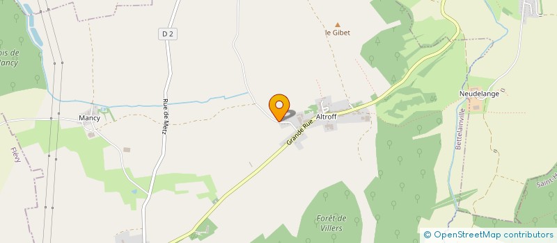 localisation de l'entreprise LUCIOLE ET COMPAGNIE  BETTELAINVILLE