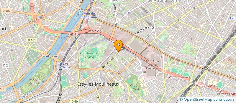 localisation de l'entreprise LUCIOLE MEDIA GROUPE AUDIOVISUEL (LMG)  ISSY-LES-MOULINEAUX