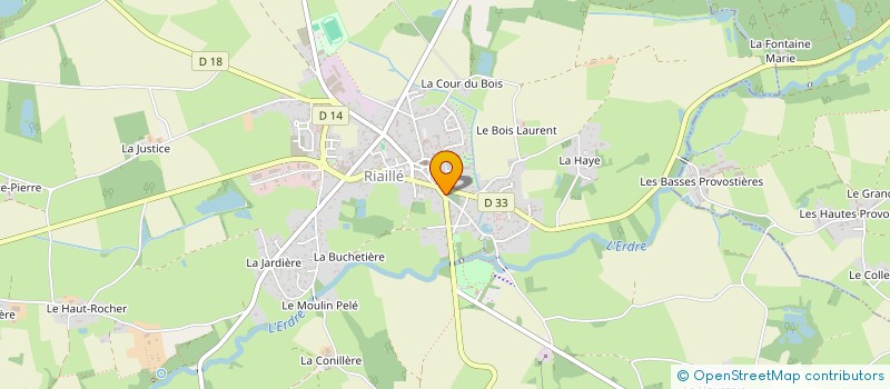 localisation de l'entreprise LUCIOLE PEINTURE  RIAILLE