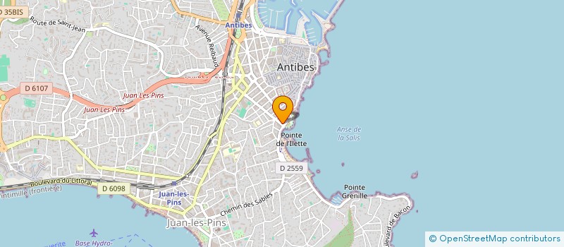 localisation de l'entreprise LUCIOLES à ANTIBES