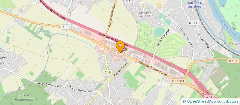 localisation de l'entreprise LUCIOLES SAS à ORGEVAL