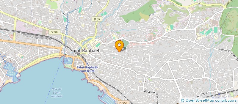 localisation de l'entreprise LUCIOR I  SAINT-RAPHAEL