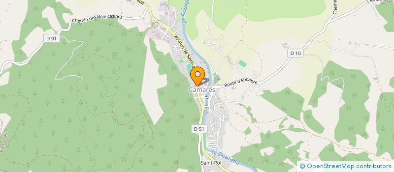 localisation de l'entreprise LUCISA  CAMARES