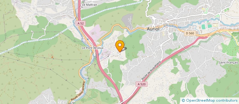 localisation de l'entreprise LUCISALEX  AURIOL