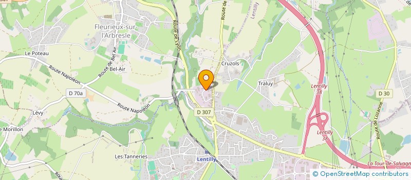 localisation de l'entreprise LUCISBIO  FLEURIEUX-SUR-L'ARBRESLE