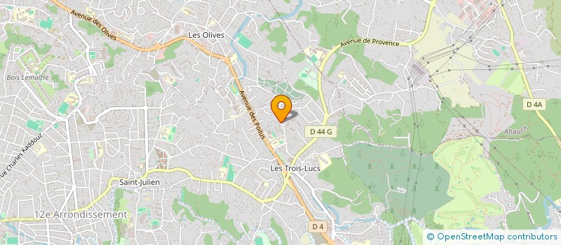 localisation de l'entreprise LUCIUS à MARSEILLE