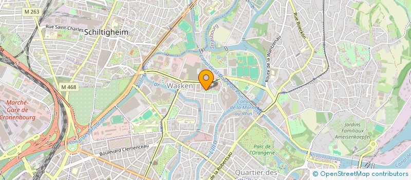 localisation de l'entreprise LUCJUL à STRASBOURG