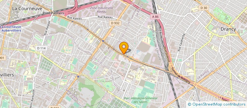 localisation de l'entreprise LUCK à DRANCY
