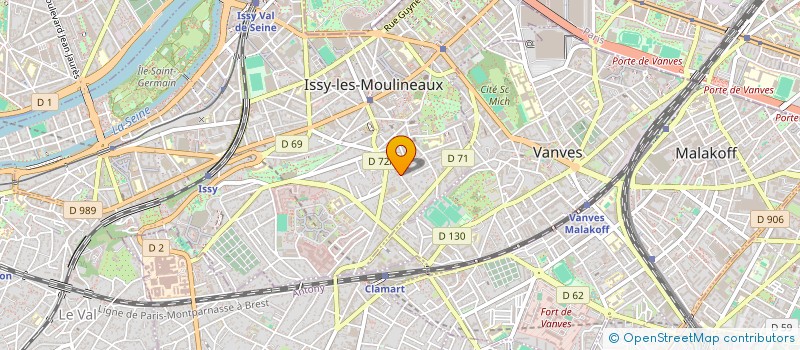 localisation de l'entreprise LUCKIIZ à ISSY-LES-MOULINEAUX