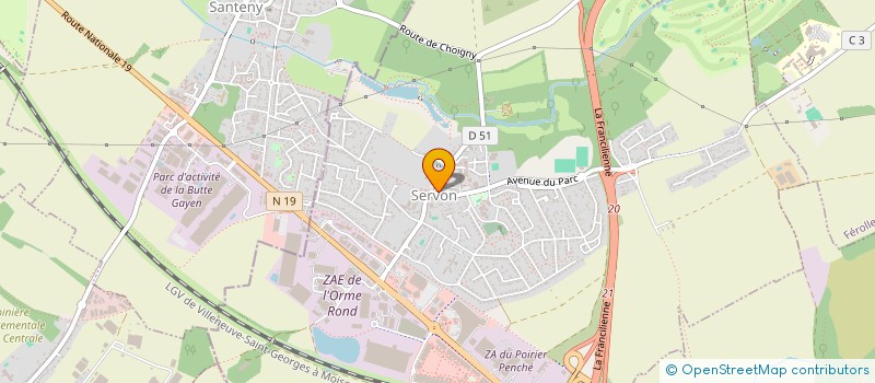 localisation de l'entreprise LUCKING MULTISERVICES  SERVON