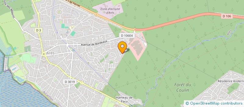 localisation de l'entreprise LUCKNOW  ARES