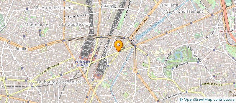 localisation de l'entreprise LUCKY à PARIS