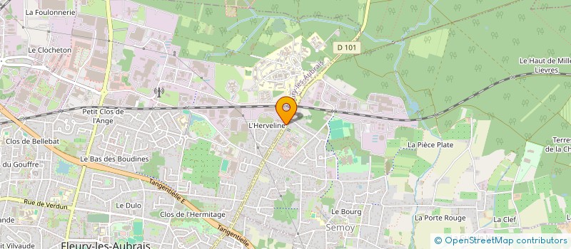 localisation de l'entreprise LUCKY 45 à FLEURY-LES-AUBRAIS