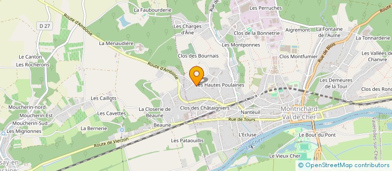 localisation de l'entreprise LUCKY à MONTRICHARD-VAL-DE-CHER