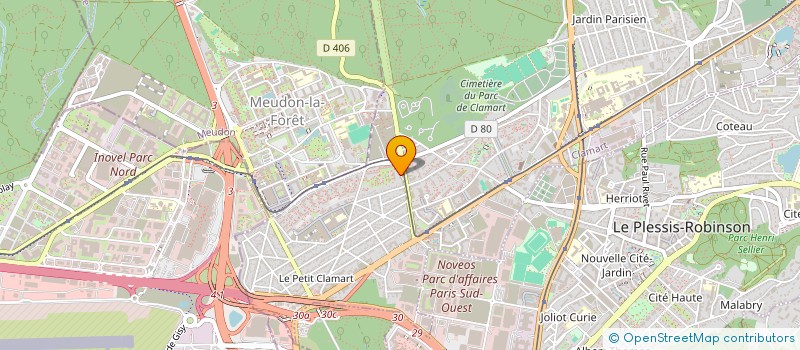 localisation de l'entreprise LUCKY à CLAMART