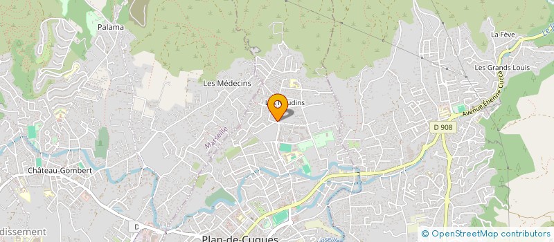 localisation de l'entreprise LUCKY à PLAN-DE-CUQUES